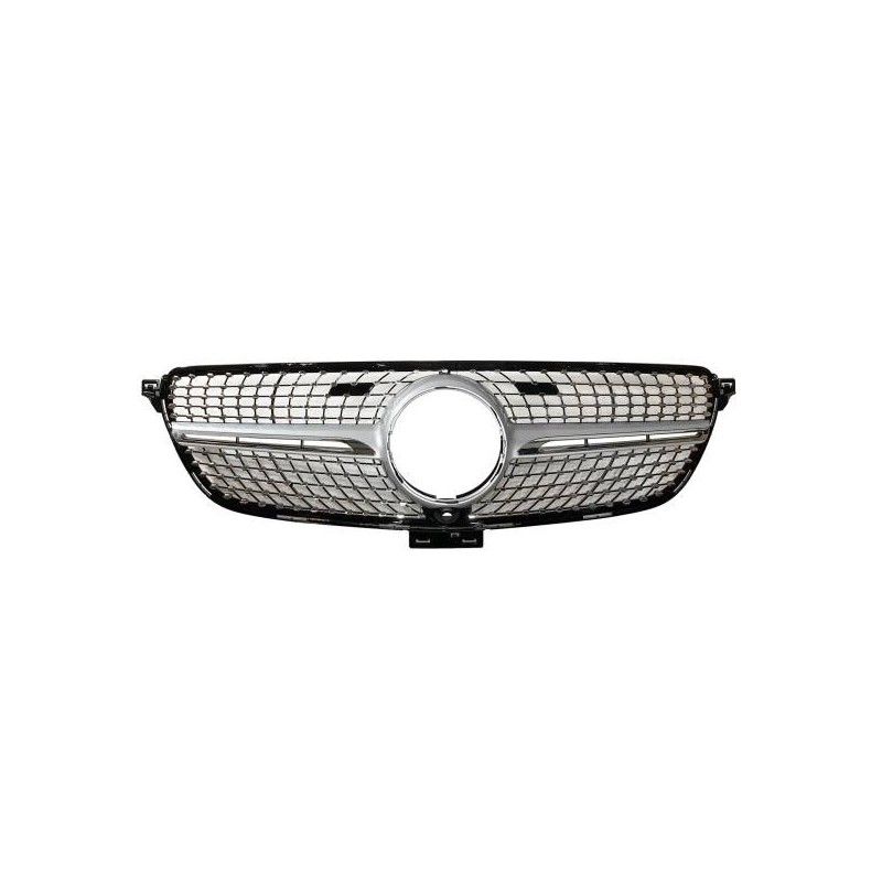 Calandre Mercedes GLE Coupe C292 (2015-2018) GLE W166 SUV (2015-2018) Look Diamond Caméra Chromed, Mercedes Calandre Mercedes GLE Coupe C292 (2015-2018) GLE W166 SUV (2015-2018) Look Diamond Caméra Chromed, Mercedes
