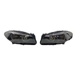Phare Avant Lumière De Jour BMW F10 / F11 2014-2016 HID Xenon Noir Led clignotant séquentiel, Bmw
