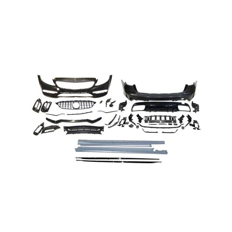 Kit De Carrosserie Mercedes W205 SW 2014-2021 Look C63 2019, Mercedes Kit De Carrosserie Mercedes W205 SW 2014-2021 Look C63 2019, Mercedes