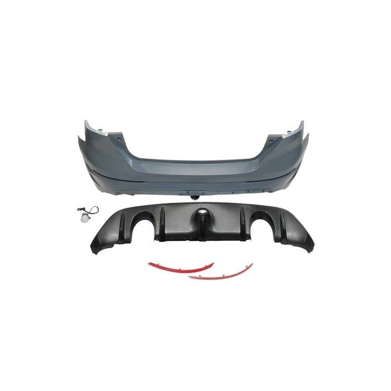 Pare-Choc Arrière Ford Focus 2015-2018 Look RS, Ford Pare-Choc Arrière Ford Focus 2015-2018 Look RS, Ford