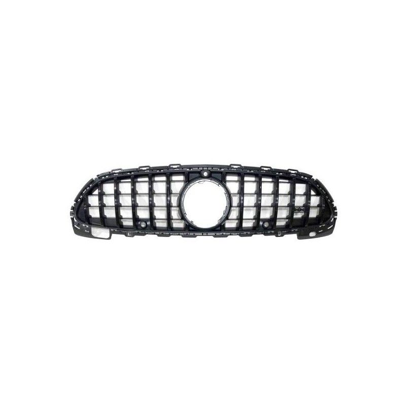 Calandre Mercedes W206 2022+ Look GT Full Black Camèra, Mercedes Calandre Mercedes W206 2022+ Look GT Full Black Camèra, Mercedes