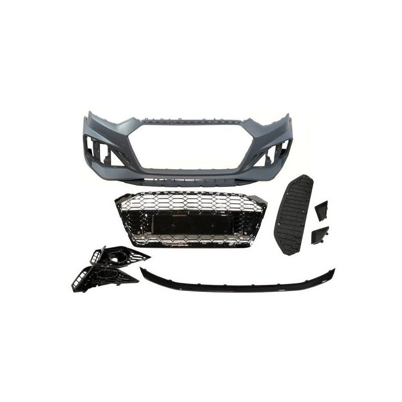Pare-Choc Avant Audi A5 Sportback/ Coupe/ Cabriolet 2020+ Look RS5, Audi Pare-Choc Avant Audi A5 Sportback/ Coupe/ Cabriolet 2020+ Look RS5, Audi