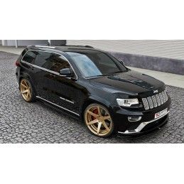 Maxton LAME DU PARE-CHOCS AVANT Jeep Grand Cherokee WK2 Summit (APRES FACELIFT) Gloss Black, JE-GC-4F-SU-FD1G Tuning.fr