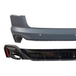 Pare-Choc Arrière Audi A6 C8 4 Portes Look RS6 Carbone, Audi