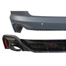 Pare-Choc Arrière Audi A6 C8 4 Portes Look RS6 Carbone, Audi
