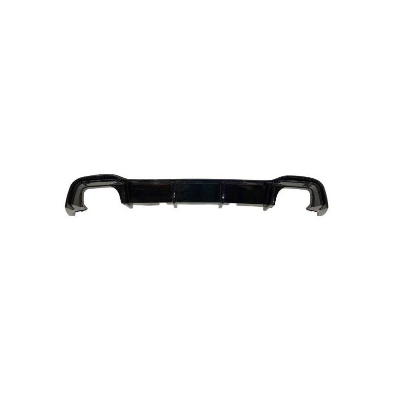 Diffuseur Arrière Volkswagen Golf 8 GTI MAX Noir brillant 2 Sortie double, Volkswagen Diffuseur Arrière Volkswagen Golf 8 GTI MAX Noir brillant 2 Sortie double, Volkswagen
