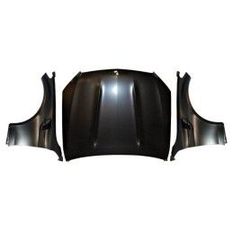Capot Et Ailettes Mercedes W205 2014-2021 4P/COUPE/ESTATE Look GT Métal, Mercedes