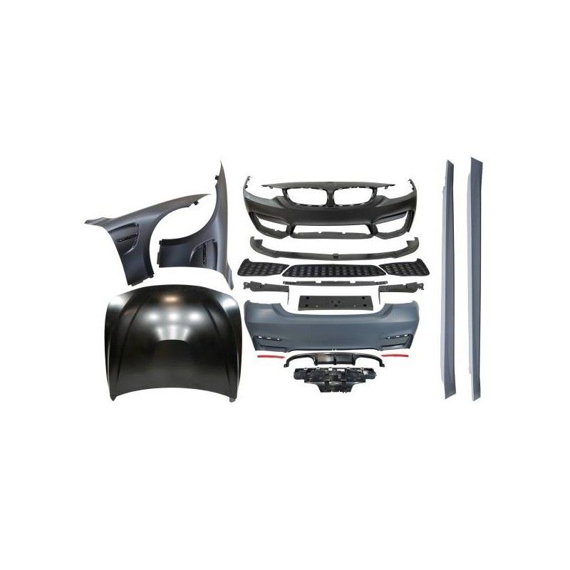 Kit De Carrosserie BMW F36 Look M4 Ailettes Capot, Bmw Kit De Carrosserie BMW F36 Look M4 Ailettes Capot, Bmw