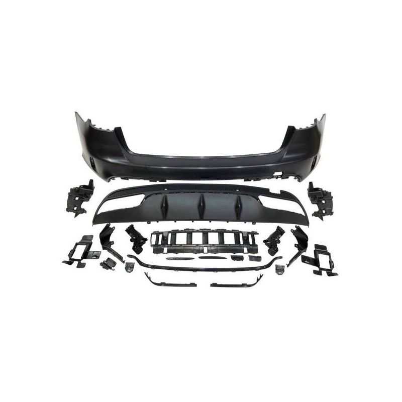 Pare-Choc Arrière Mercedes W205 SW Look C63, Mercedes Pare-Choc Arrière Mercedes W205 SW Look C63, Mercedes