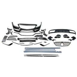 Kit De Carrosserie Mercedes W205 2014-2018 4P / SW Look C63, Mercedes