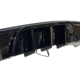 Diffuseur Arrière BMW E82 / E88 look M Performance Noir brillant Feu stop à led, Bmw