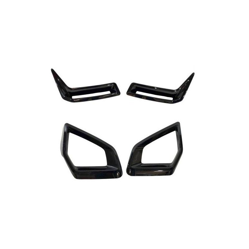 Splitters Avant BMW G05 X5 / G18 LCI Noir brillant, Bmw Splitters Avant BMW G05 X5 / G18 LCI Noir brillant, Bmw
