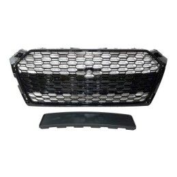 Calandre Audi A5 18-20 Look RS5 Noir brillant Caméra, Audi