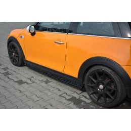 SET DES DIFFUSEUR DES BAS DE CAISSE MINI COOPER S MK3 AVANT FACELIFT 3-DOOR (F56) Noir Brillant