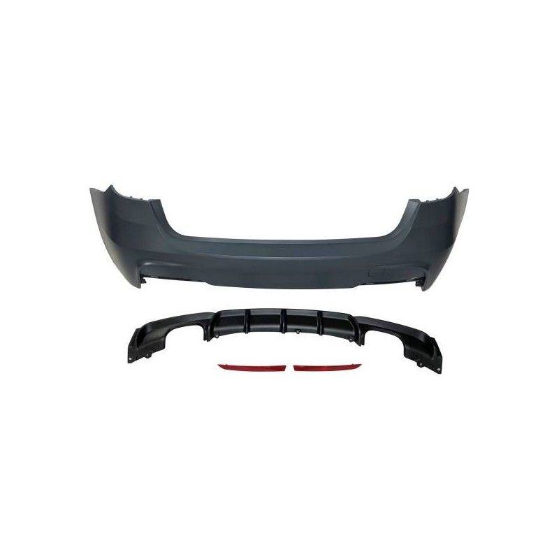 Pare-Choc Arrière BMW F31 Look M Performance 2 Sortie double, Bmw Pare-Choc Arrière BMW F31 Look M Performance 2 Sortie double, Bmw
