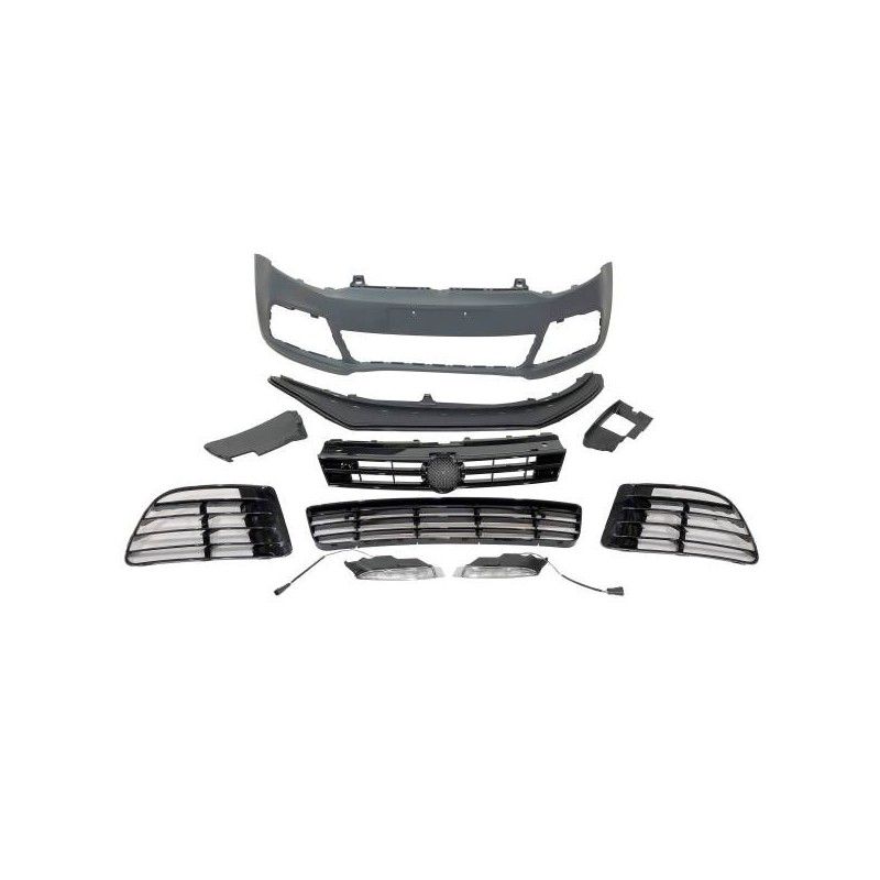 Pare-Choc Avant Volkswagen Polo 2009-2017 Look R, Volkswagen Pare-Choc Avant Volkswagen Polo 2009-2017 Look R, Volkswagen