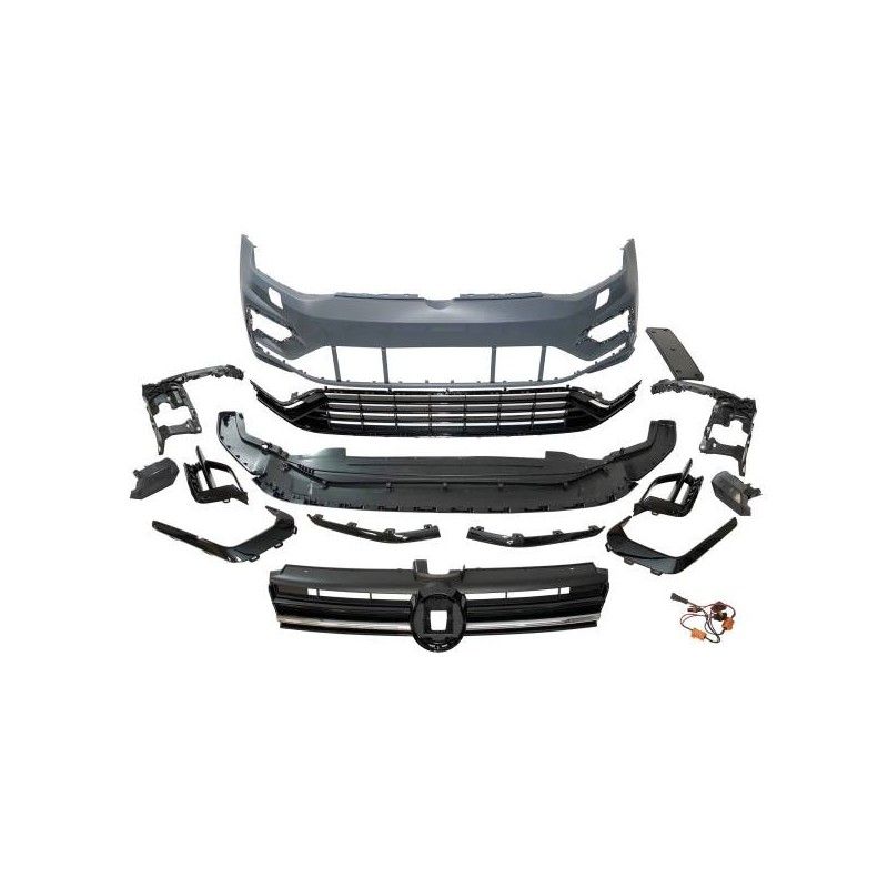Pare-Choc Avant Volkswagen Golf 7.5 3/5P Facelift Look R20, Volkswagen Pare-Choc Avant Volkswagen Golf 7.5 3/5P Facelift Look R20, Volkswagen