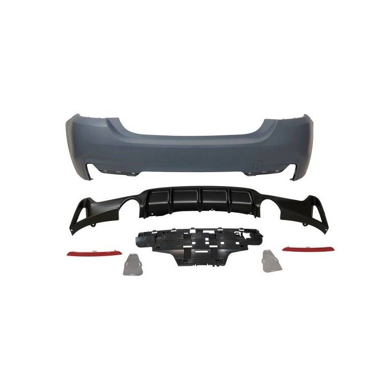 Pare-Chocs Arièrre BMW F32 / F33 / F36 Look M Performance 2 sorties simples, Bmw Pare-Chocs Arièrre BMW F32 / F33 / F36 Look M Performance 2 sorties simples, Bmw