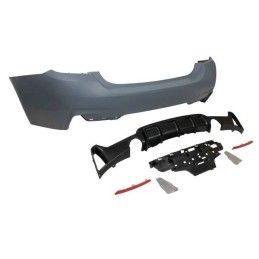 Pare-Chocs Arièrre BMW F32 / F33 / F36 Look M Performance 2 sorties simples, Bmw