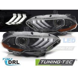 LED HEADLIGHTS BLACK DRL...