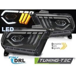 LED HEADLIGHTS BLACK DRL...
