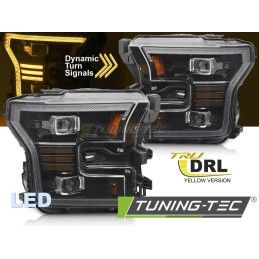HEADLIGHTS LED BLACK fits...