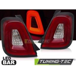FIAT 500 15-20 RED LED BAR