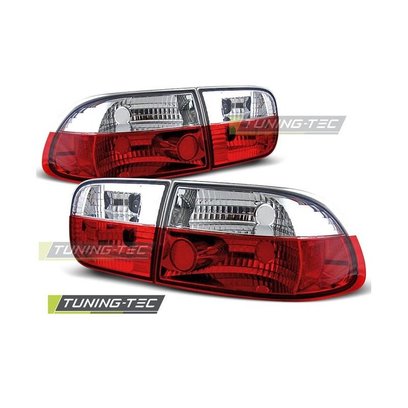 HONDA CIVIC 09.91-08.95 2D/4D RED WHITE, Civic 5 92-95