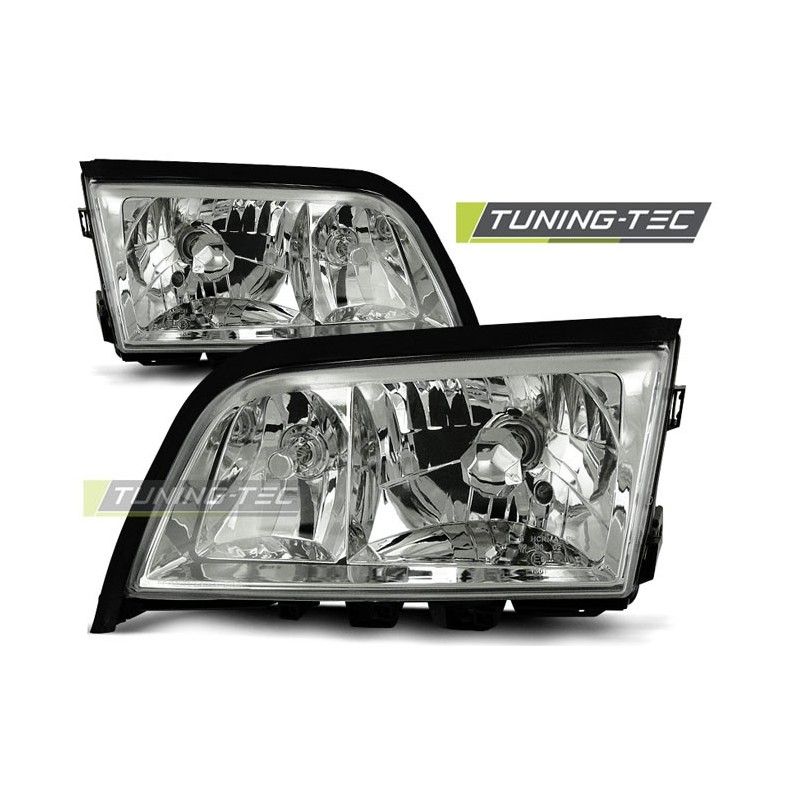 HEADLIGHTS CHROME fits MERCEDES W202 C-KLASA 06.93-06.00, Classe C W202