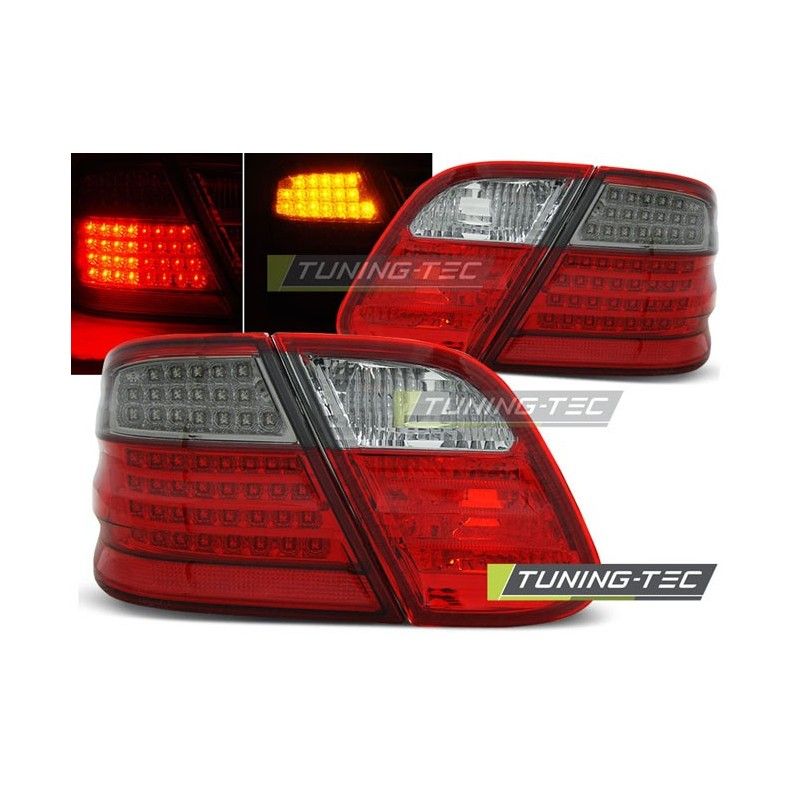 LED TAIL LIGHTS RED SMOKE fits MERCEDES CLK W208 03.97-04.02, Clk W208