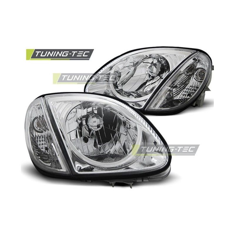 HEADLIGHTS CHROME fits MERCEDES R170 SLK 04.96-04, SLK R170
