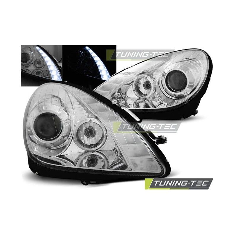 HEADLIGHTS CHROME fits MERCEDES R171 SLK 04-11, SLK R171