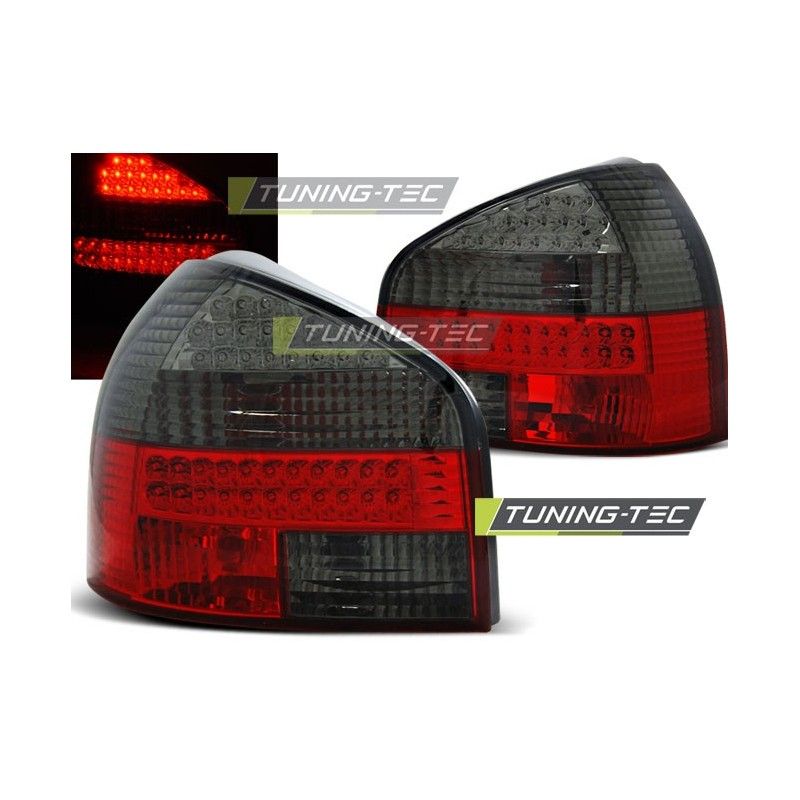 LED TAIL LIGHTS RED SMOKE fits AUDI A3 08.96-08.00, A3 8L 96-03