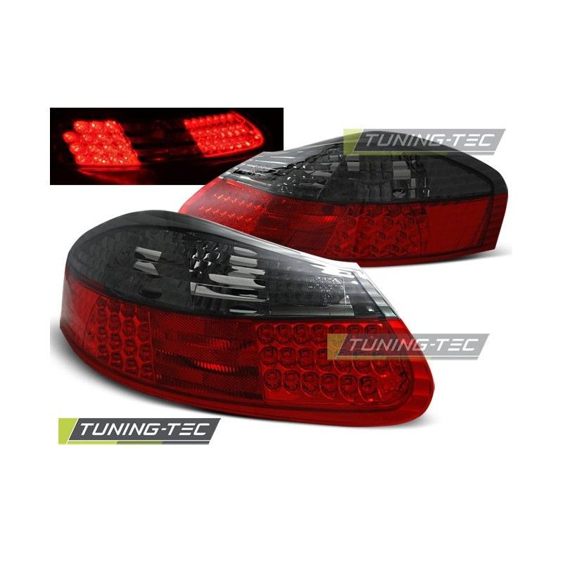 LED TAIL LIGHTS RED SMOKE fits PORSCHE BOXSTER 96-04, Boxster LED TAIL LIGHTS RED SMOKE fits PORSCHE BOXSTER 96-04, Boxster