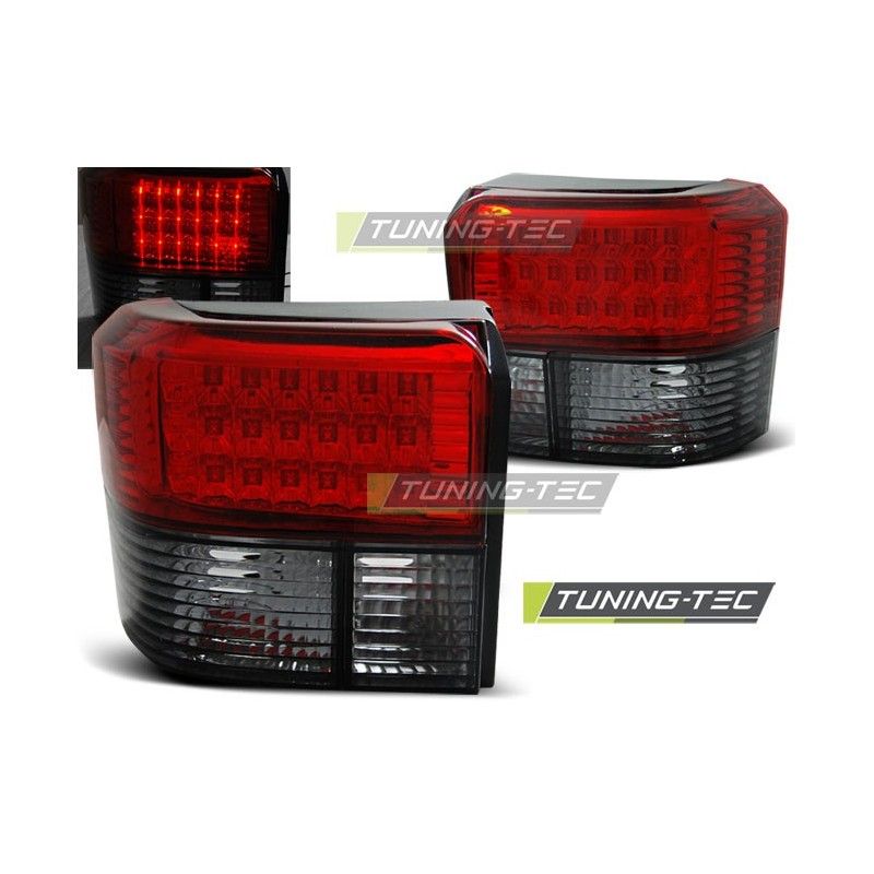 LED TAIL LIGHTS RED SMOKE fits VW T4 90-03.03, T4