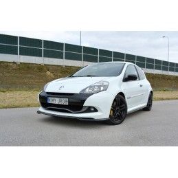 Maxton LAME DU PARE-CHOCS AVANT / SPLITTER V.1 RENAULT CLIO MK3 RS FACELIFT Gloss Black, RE-CL-3F-RS-FD1G Tuning.fr