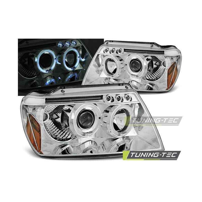 CHRYSLER JEEP GRAND CHEROKEE 99-05.05 ANGEL EYES CHROME, Jeep