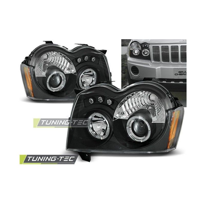 CHRYSLER JEEP GRAND CHEROKEE 05-08 ANGEL EYES BLACK, Jeep