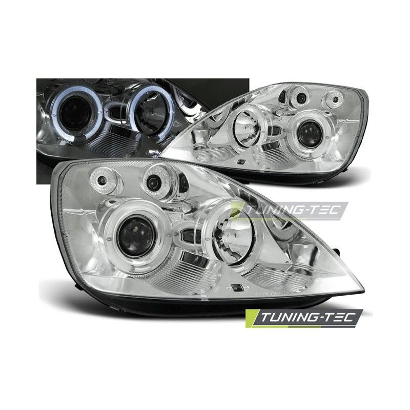 FORD FIESTA MK6 05.02-08.05 ANGEL EYES CHROME, Ford FORD FIESTA MK6 05.02-08.05 ANGEL EYES CHROME, Ford