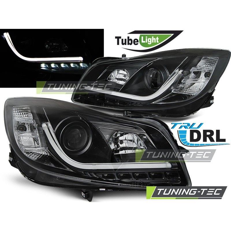 OPEL INSIGNIA 08-12 BLACK TUBE LIGHTS, Opel OPEL INSIGNIA 08-12 BLACK TUBE LIGHTS, Opel