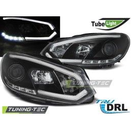 HEADLIGHTS TUBE LIGHT DRL BLACK fits VW GOLF 6 10.08-12, golf 6