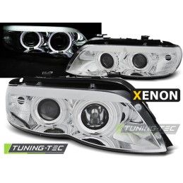 XENON HEADLIGHTS ANGEL EYES CHROME fits BMW X5 E53 11.03-06, X5 E53