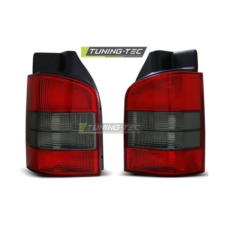 TAIL LIGHTS RED SMOKE fits VW T5 04.03-09, T5