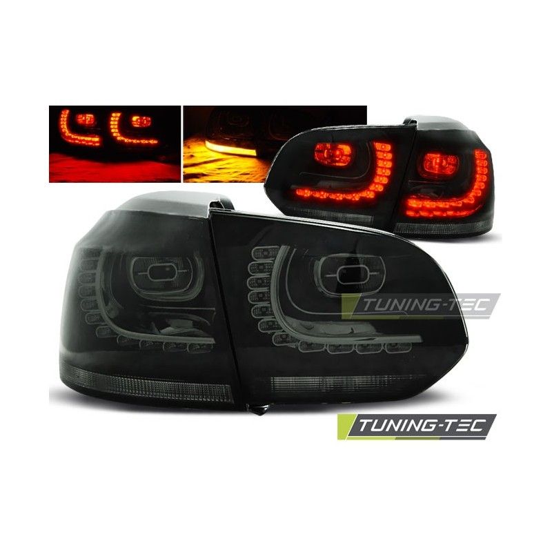 LED TAIL LIGHTS SMOKE fits VW GOLF 6 10.08-12, golf 6