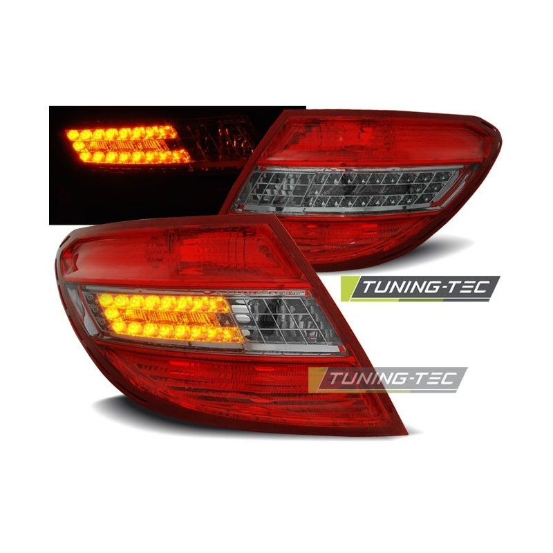 LED TAIL LIGHTS RED SMOKE fits MERCEDES C-KLASA W204 SEDAN 07-10, Classe C W204 LED TAIL LIGHTS RED SMOKE fits MERCEDES C-KLASA W204 SEDAN 07-10, Classe C W204