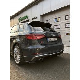 Maxton LAME DU PARE-CHOCS ARRIERE AUDI S3 8V FACELIFT Gloss Black, AU-S3-3F-RSD1G Tuning.fr