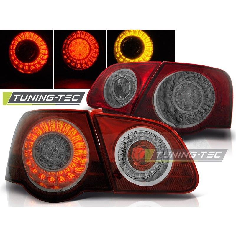 LED TAIL LIGHTS RED SMOKE fits VW PASSAT B6 3C 03.05-10, Passat B6 05-10