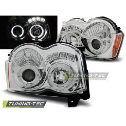 CHRYSLER JEEP GRAND CHEROKEE 08-10 ANGEL EYES CHROME , Jeep