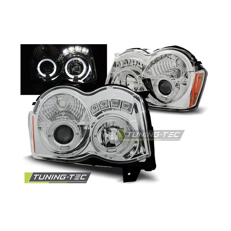 CHRYSLER JEEP GRAND CHEROKEE 08-10 ANGEL EYES CHROME , Jeep