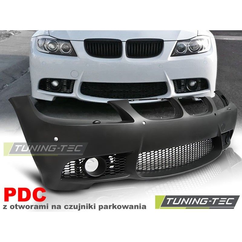 FRONT BUMPER SPORT STYLE PDC fits BMW E90 05-08, Serie 3 E90/ E91 FRONT BUMPER SPORT STYLE PDC fits BMW E90 05-08, Serie 3 E90/ E91